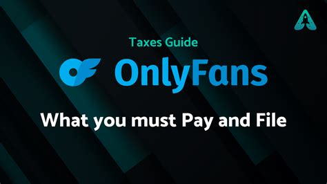 onlyfans income tax|OnlyFans Taxes: Complete Guide for Creators